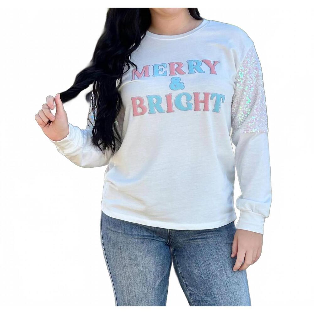 NEW SOUTHERN GRACE holiday sweatshirts in merry and bright